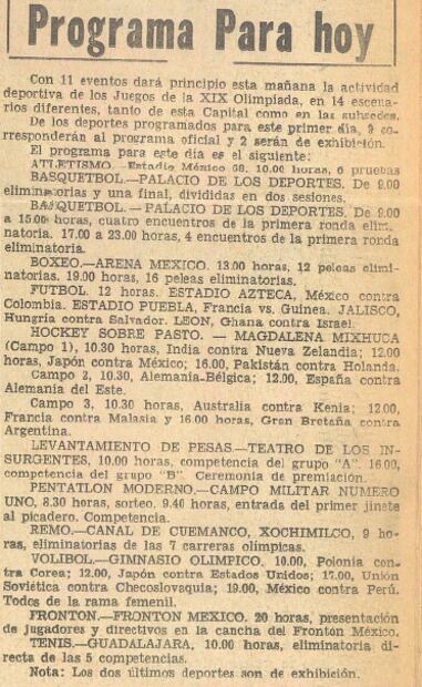 Así iniciaron y concluyeron los Juegos Olímpicos de México 68