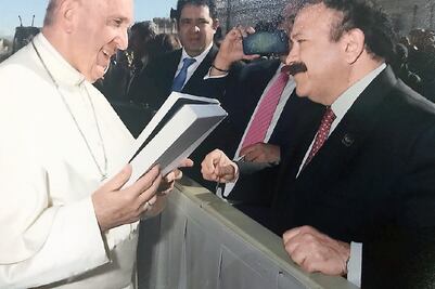 Lleva Médico en Tu Casa a Ahued con el papa Francisco