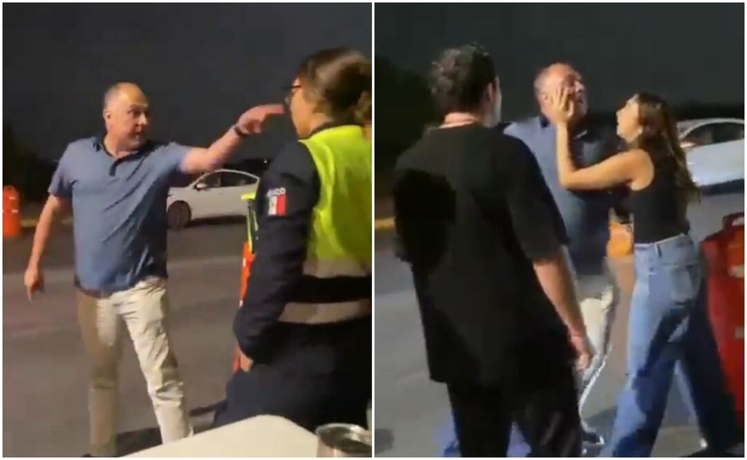 Eduardo Fuentevilla Cabello, funcionario del Poder Judicial de Coahuila, amenazó a policías que lo detuvieron en el alcoholímetro. Foto: Captura de pantalla