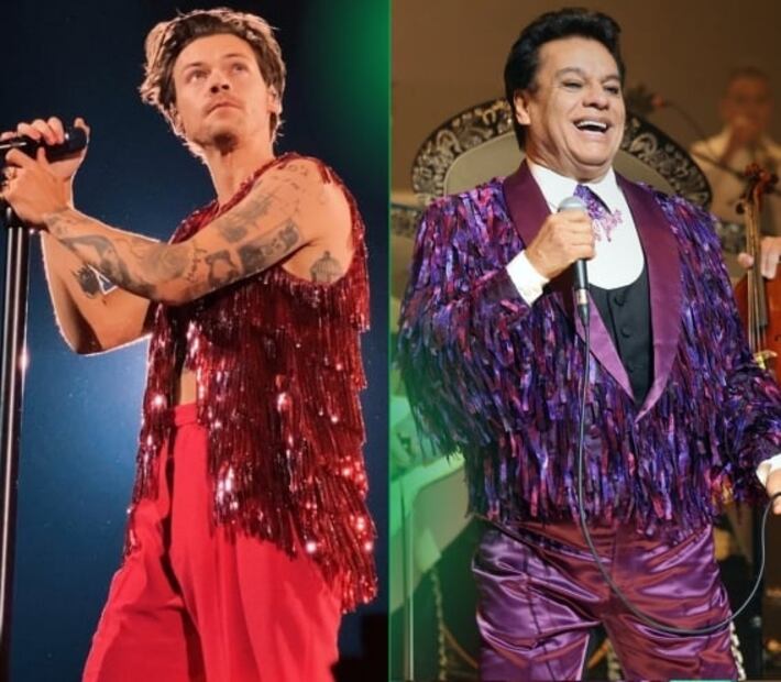 3 veces en las que Harry Styles imitó el estilo de Juan Gabriel