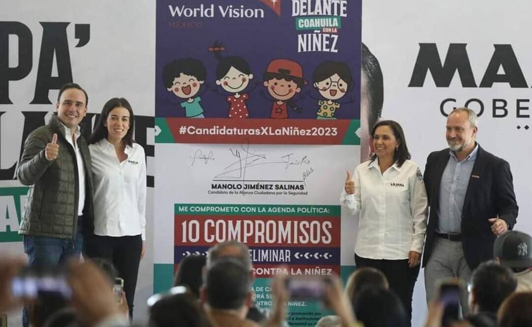 Manolo Jiménez Salinas, afirma: El mayor tesoro son los niños”, ofrece proteger a la niñez coahuilense