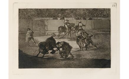 Hallan grabados de Goya en un castillo en Francia