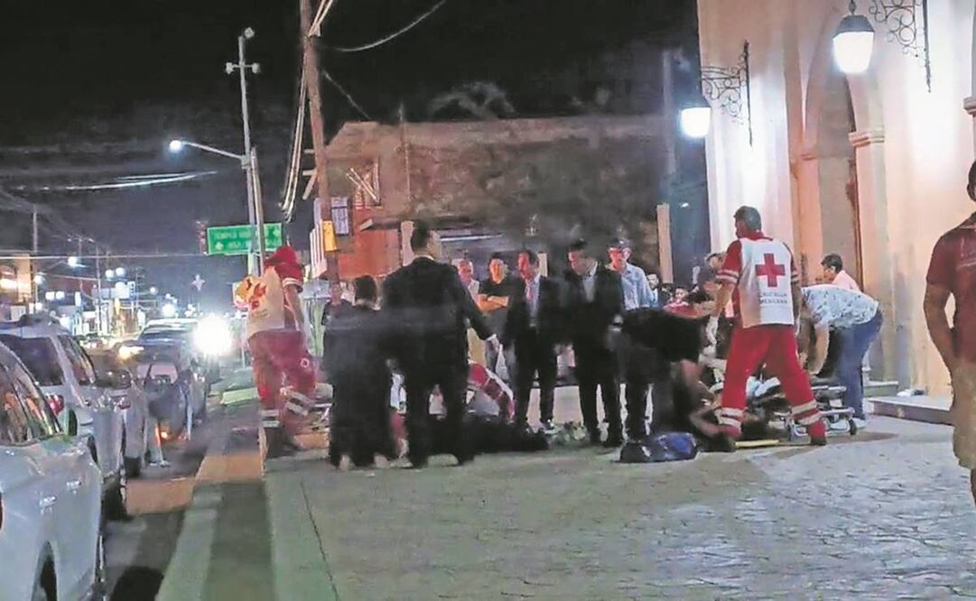 Según testigos, un solo hombre disparó contra el joven que acababa de contraer matrimonio en la iglesia de Nuestra Señora de la Candelaria. Foto: Especial