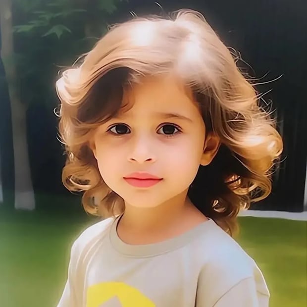 La hija de Messi y Roccuzzo, según la IA. Fuente: Twitter @ShowmundialShow