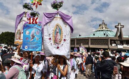 Cerca de 60 mil peregrinos queretanos acuden a la Basílica; agradecen “favores y milagros” de la Virgen de Guadalupe
