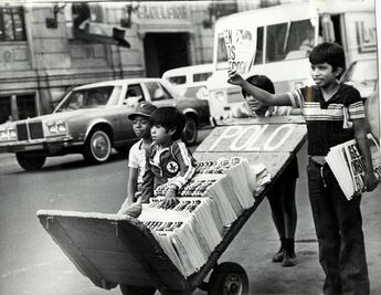 Así era el trabajo de los niños en el Centro