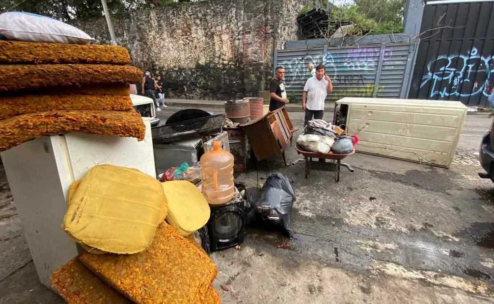 Con la activación de la alerta púrpura por las lluvias registradas al sur de la Ciudad de México se registraron anegaciones en diversas zonas de la zona centro de la alcaldía Tlalpan el 16 de septiembre de 2024. Foto: Juan Carlos Williams/EL UNIVERSAL