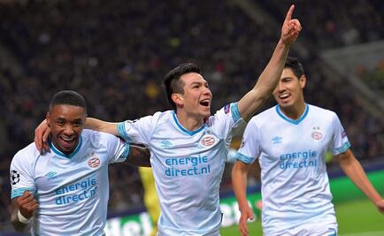 Hirving Lozano encabeza el equipo revelación de Champions