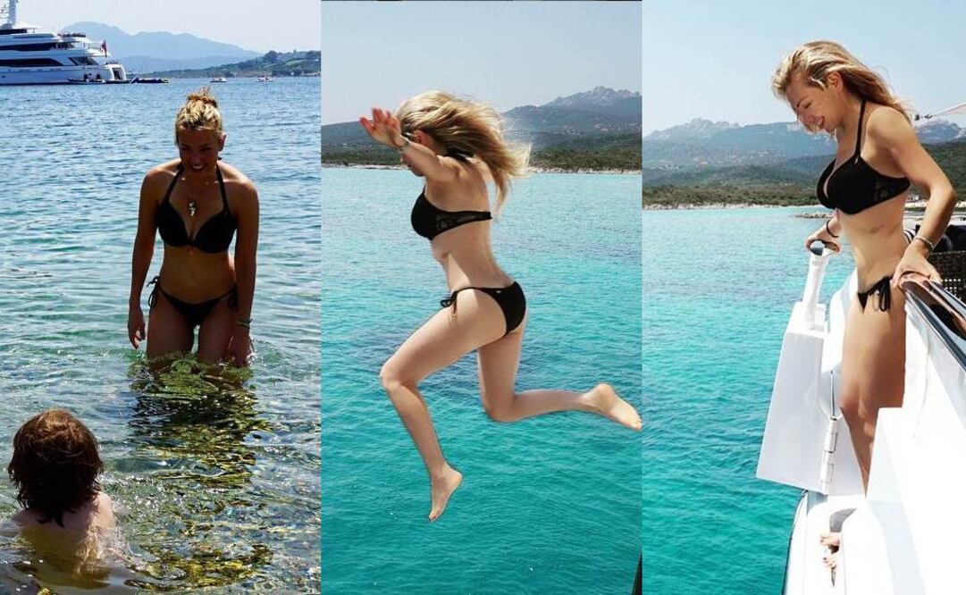 Viajó a Cerdeña Fotos:Instagram de Thalía