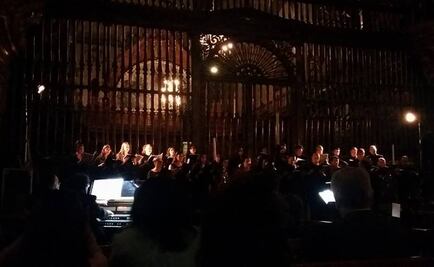 Cantan en Catedral a víctimas del sismo