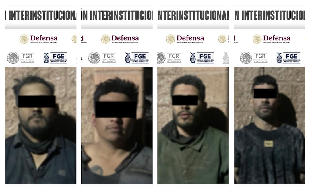 Operativos en Sinaloa dejan nueve detenidos; aseguran vehículos “monstruo” y arsenal táctico. Foto: Especial