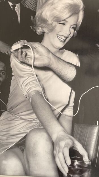La polémica foto de Marilyn en México