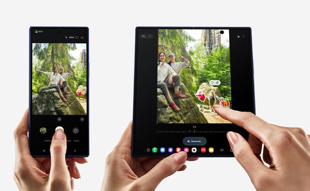 Samsung presentó dos nuevos celulares plegables | Imagen: Especial