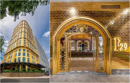 Dónde está el hotel de lujo recubierto de oro