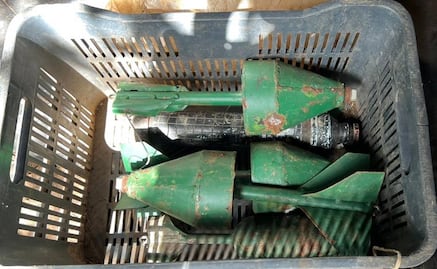 Guardia Nacional asegura 11 artefactos explosivos artesanales en campamento clandestino en Jalisco