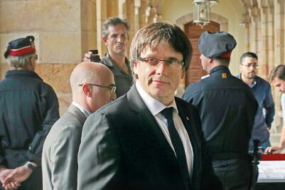 Puigdemont afirma que ya está en Waterloo, Bélgica, tras huir de España