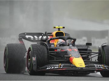 Checo Pérez espera que llueva durante el GP de Japón para lograr un mejor resultado