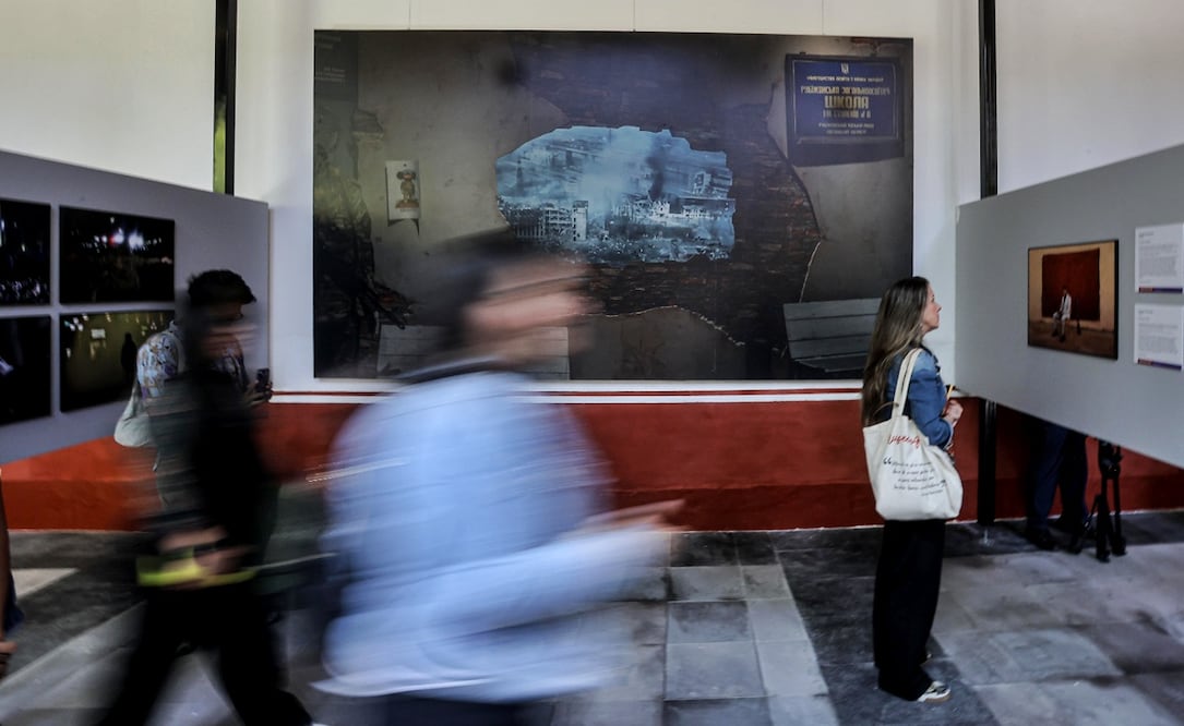 Imagen del World Press Photo (WPP) 2025 que se inauguró en el Museo Franz Mayer de la Ciudad de México, el 30 de julio de 2025. Foto: Gabriel Pano/EL UNIVERSAL
