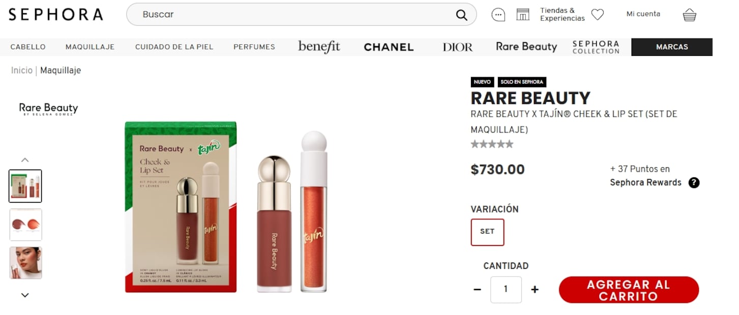 Selena Gómez anuncia colaboración con Tajín; lanza set de maquillaje