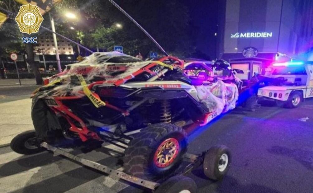 SSC remite más de 400 motocicletas durante el segundo día de las Rodadas del Terror. Foto: Especial