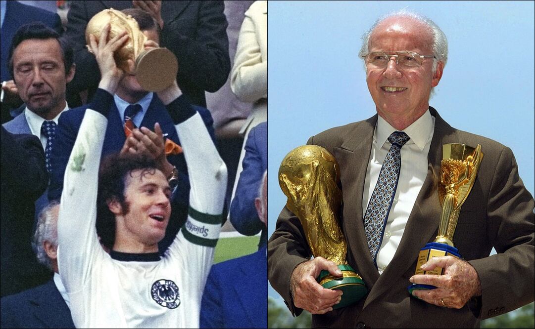 Franz Beckenbauer y Mario Zagallo, los históricos del futbol que murieron en un período de tres días / FOTO: ESPECIAL