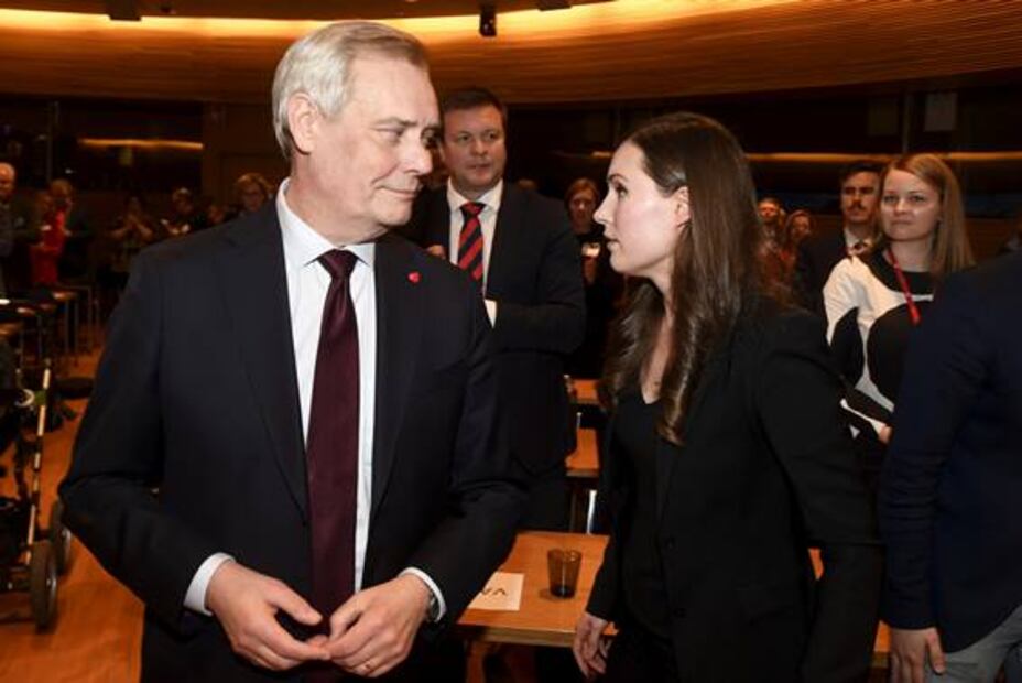 Sanna Marin, la primera ministra más joven en la historia de Finlandia