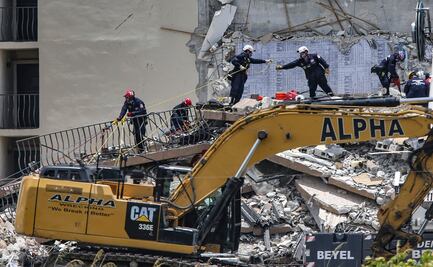 Suben a 9 las víctimas tras derrumbe en Miami; hay más de 150 desaparecidos 