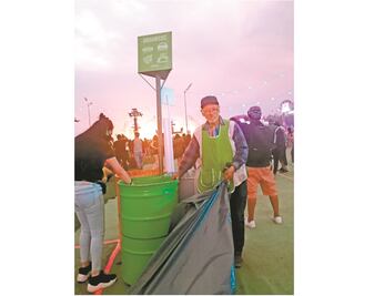 Roberto, orgulloso, pone ritmo a la recolección en el EDC