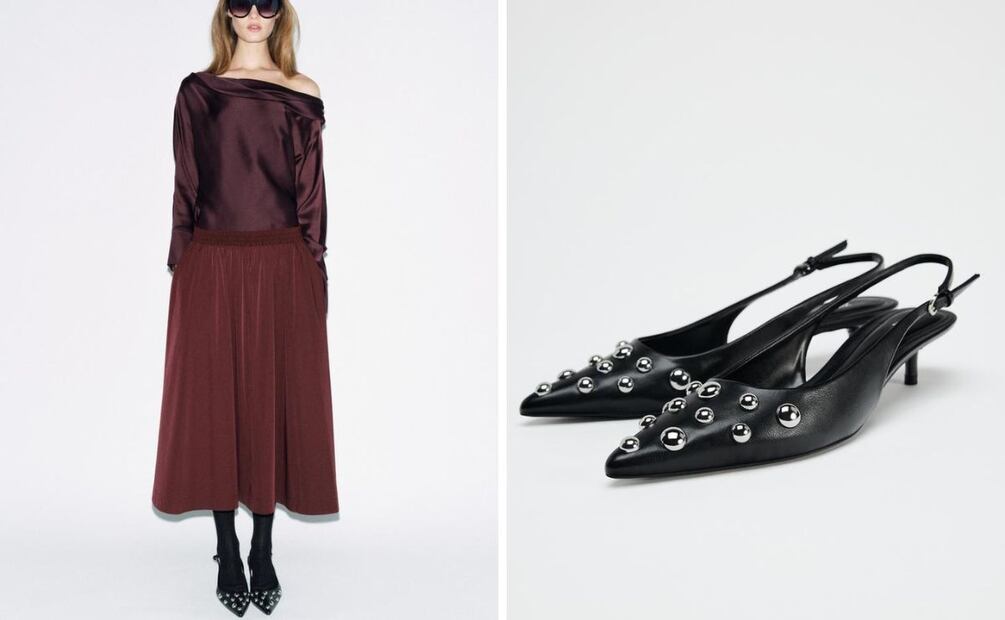Foto: Zapatos con tachuelas de Zara.