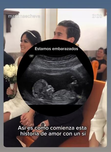 Mariana Echeverría anuncia así que está embarazada por segunda vez.