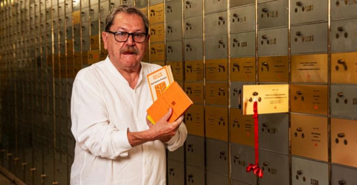 La primera versión de “Pedro Páramo” fue depositada en la Caja de las Letras del Cervantes.
Foto: Especial