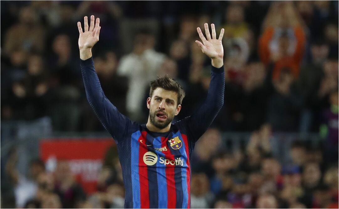 Piqué al salir de cambio / FOTO: AFP