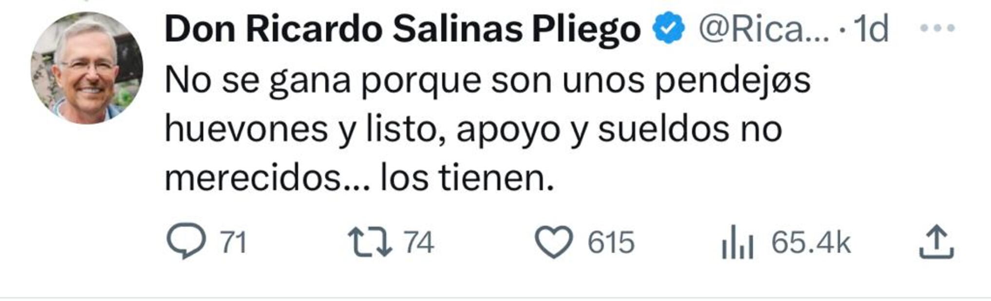 El empresario mexicano Ricardo Salinas Pliego insultó a sus propios futbolistas