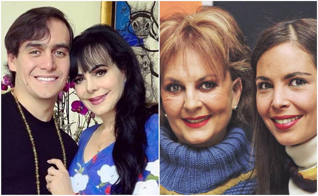 Maribel Guardia y Talina Fernández perdieron a sus hijos por un infarto. Fotos: Instagram/Archivo EL UNIVERSAL.