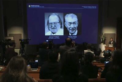 Otorgan Nobel de medicina a estudios sobre terapias contra el cáncer