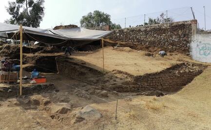 Hallan restos de basamento piramidal en Tlalmanalco, Estado de México, que fue habitado por élites