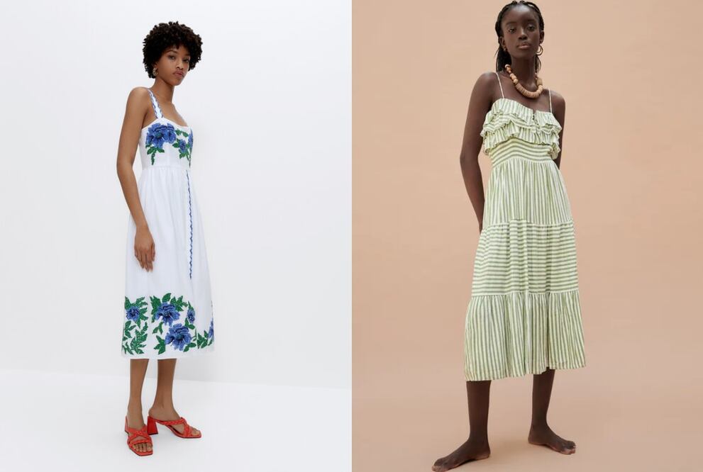 Los vestidos midi son piezas que merecen una oportunidad en tu armario / Fotos: Zara