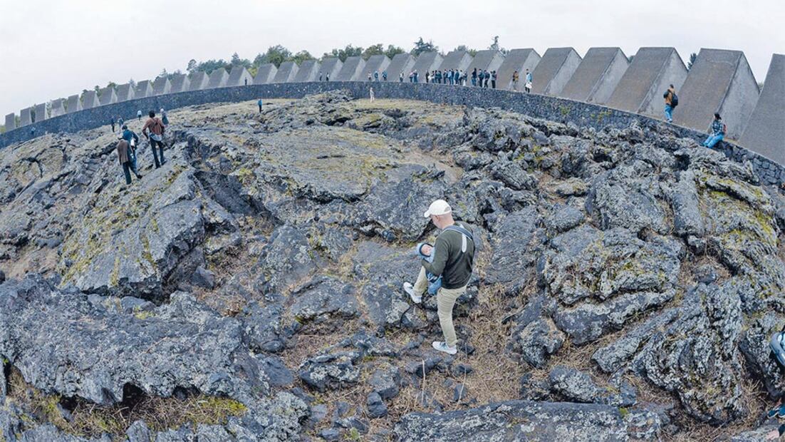 El Espacio Escultórico es el lugar apropiado para dar una caminata en CU. Foto: Gaceta UNAM