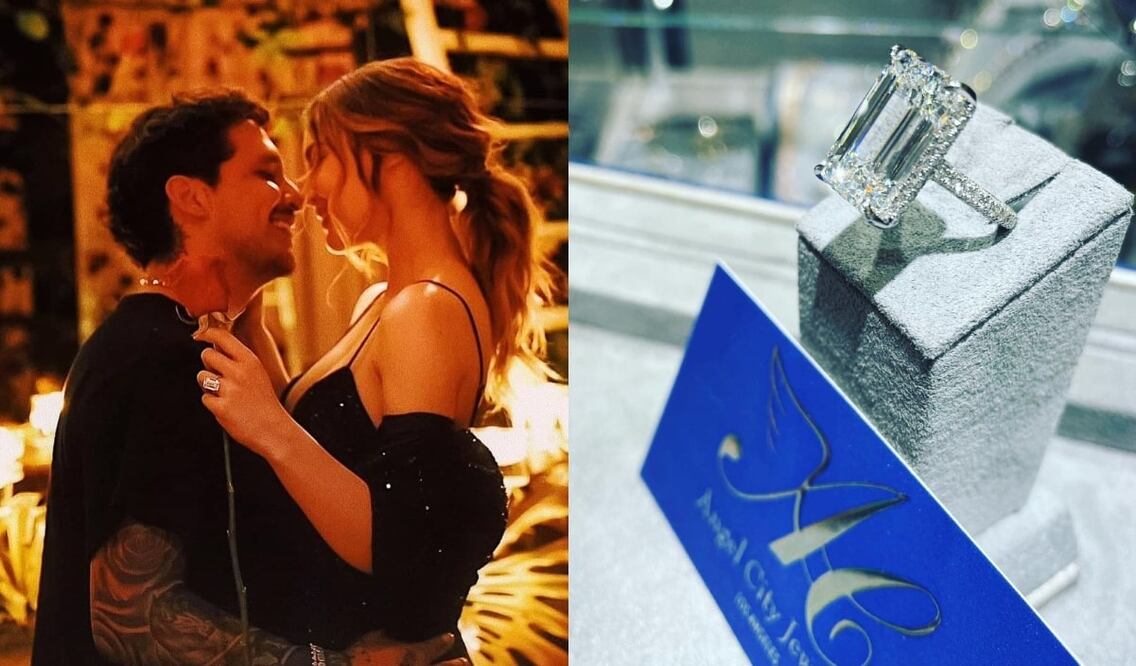 ¿Te imaginabas que este sería el valor del anillo de compromiso de Belinda? / Fotos: Instagram @belindapop @angelcityjewelres