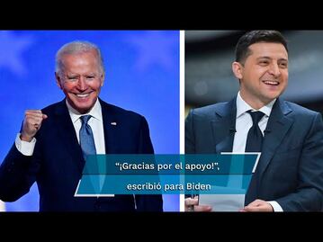 “Debemos detener al agresor lo antes posible”, dice Volodímir Zelensky tras llamada con Joe Biden