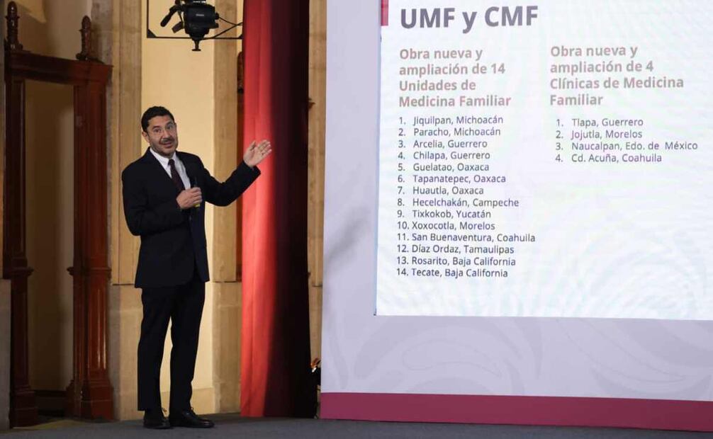 Martí Batres, director del ISSSTE, durante la mañanera del 27 de enero del 2026. Foto: Carlos Mejía / EL UNIVERSAL