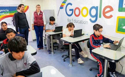 Firman alianza con Google para usar IA en escuelas pública
