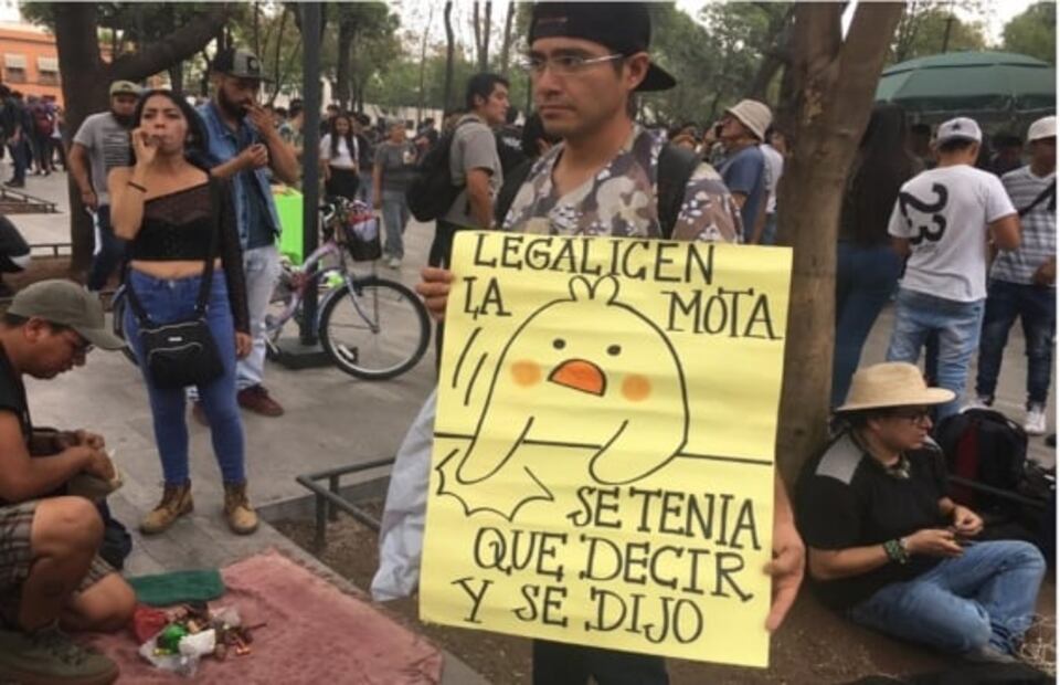 Marchan por "los derechos al pacheco" en CDMX 