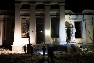 Bombardeos rusos dañaron una catedral histórica en Odesa, Ucrania