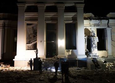 Bombardeos rusos dañaron una catedral histórica en Odesa, Ucrania