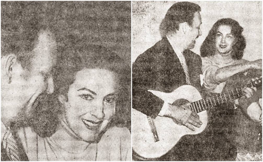 Jorge Negrete y su esposa María Félix en la intimidad de su hogar. Se casaron en octubre de 1952. Fotos: Hemeroteca EL UNIVERSAL.