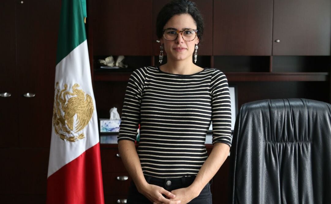 La secretaria del Trabajo y Previsión Social, Luisa María Alcalde Luján. FOTO: EL UNIVERSAL