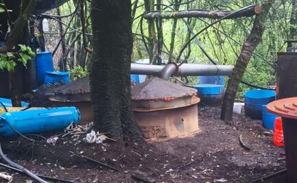 Desmantelan narcolaboratorio en Morelos; estiman producción de hasta una tonelada de cristal al mes