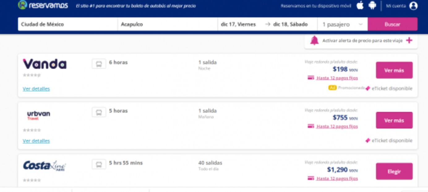 Transporte seguro y de bajo costo: ahorra hasta mil pesos en tu viaje
