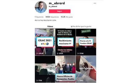Se lanza Ebrard en Tik Tok